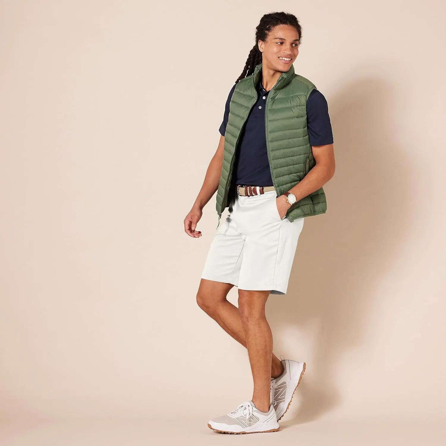 Amazon Essentials Men's Classic-Fit Stretch Golf Short (Available in Big & Tall)