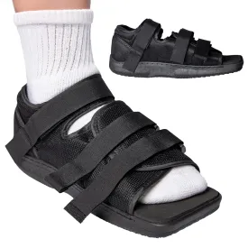 Brace Direct Post-Op Shoe - Adjustable Orthopedic Walking Shoe for Broken Foot & Toe, Stress Fractures, Bunions, Post-Surgery Recovery, Left or Right Foot, Men L (US Shoe Size 11.5-12.5/29 cm)