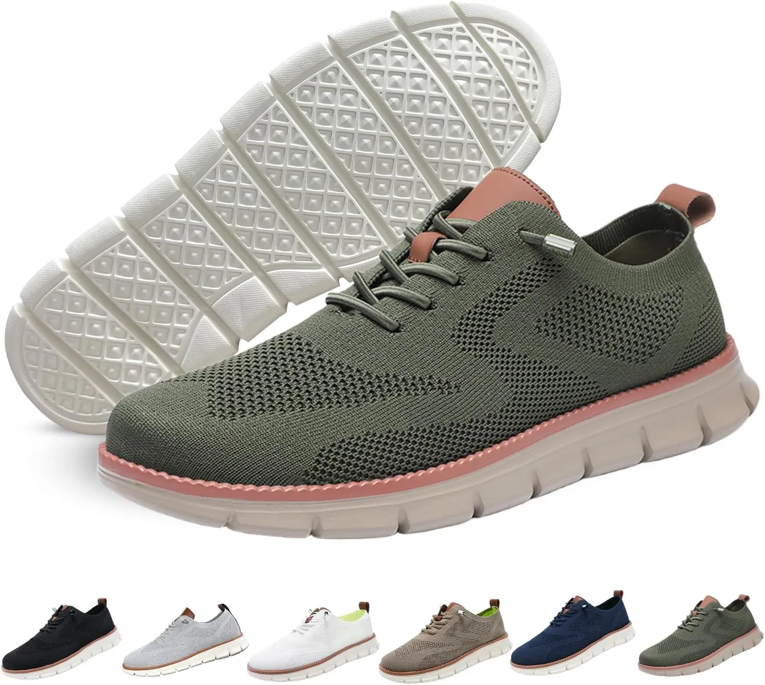 Breeze Shoes for Men Oxfords, Casual Shoes Breathable, Lightweight Walking Shoes
