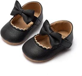 CENCIRILY Infant Baby Girls Mary Jane Flats Non Slip Soft Sole Prewalker Princess Wedding Dress Shoes