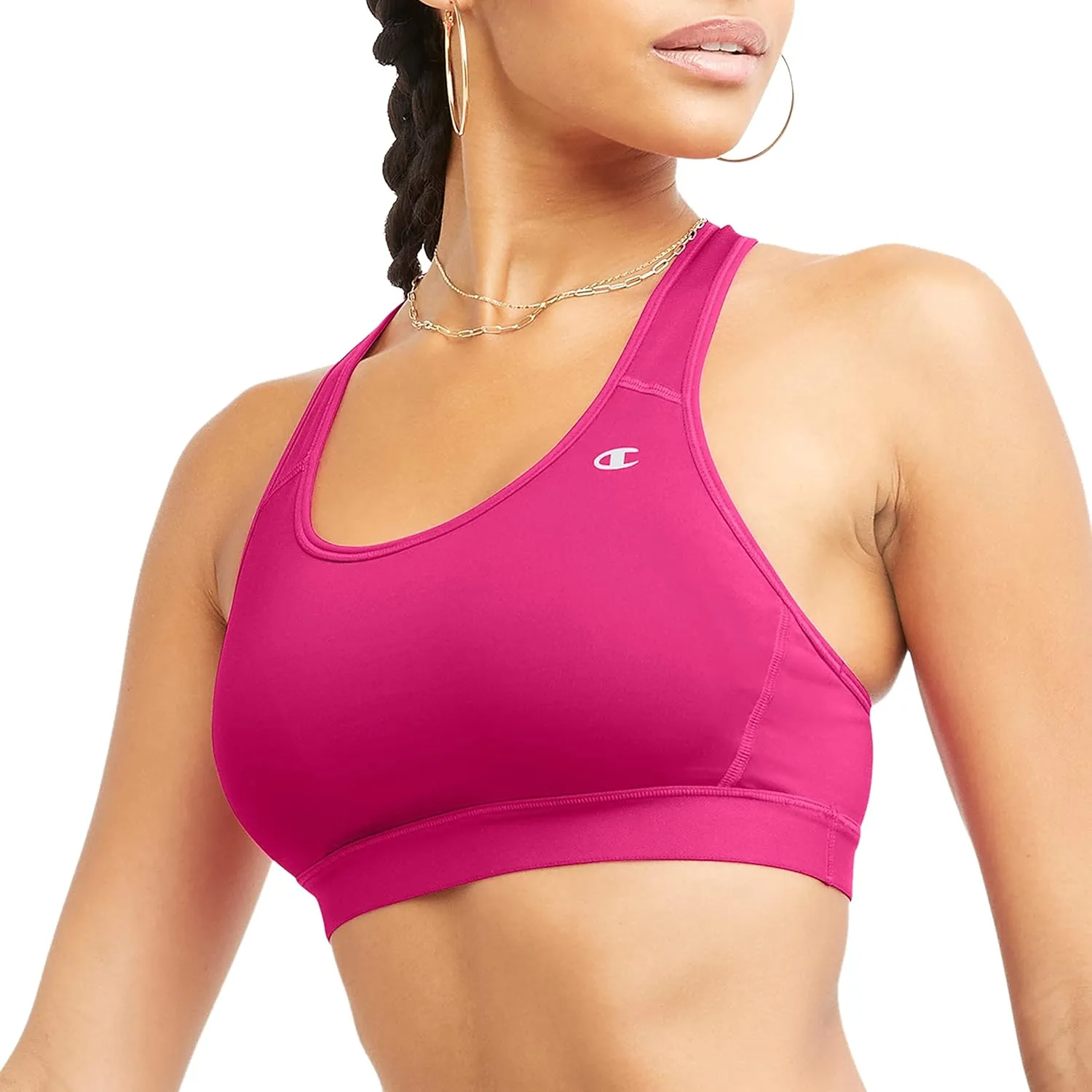 Champion Women'S Sports Bra, Compression, Moisture Wicking, High-Impact Sports Bra For Women