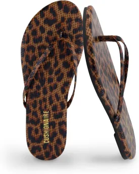 CUSHIONAIRE Cruise Womens Minimalist Flip Flops  Ultra-Lightweight Summer Sandals with Non-Slip Sole