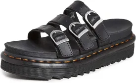 Dr. Martens Women's Blaire Slide Sandal, Black Hydro, 8