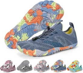 Hike Barefoot Shoes Women Men Wide Toe Box Zero Drop Footwear Lightweight Hike Shoe Non-Slip Grounded Shoes Women for Outdoor Trail Running Walking Weightlifting