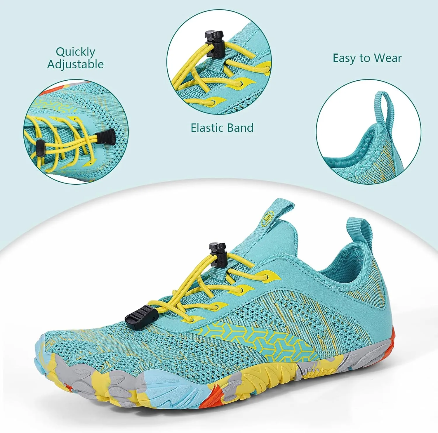 Hike Barefoot Shoes Women Men Wide Toe Box Zero Drop Footwear Lightweight Hike Shoe Non-Slip Grounded Shoes Women for Outdoor Trail Running Walking Weightlifting