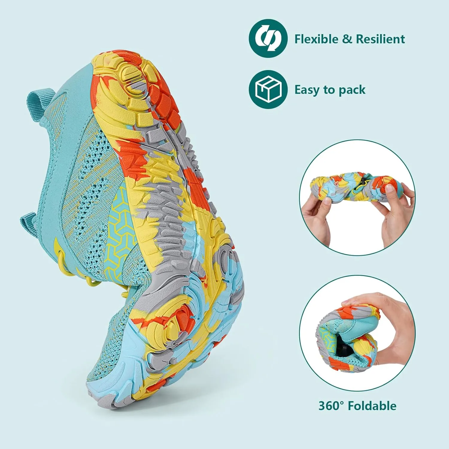 Hike Barefoot Shoes Women Men Wide Toe Box Zero Drop Footwear Lightweight Hike Shoe Non-Slip Grounded Shoes Women for Outdoor Trail Running Walking Weightlifting