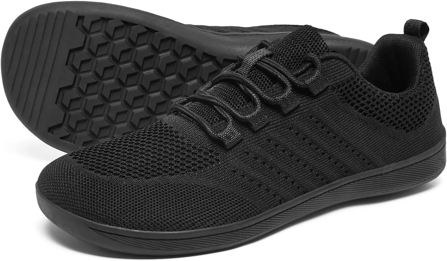 Limberun Barefoot Shoes: Women's Wide Toe Box Minimalist Zero Drop Walking Flats - Black