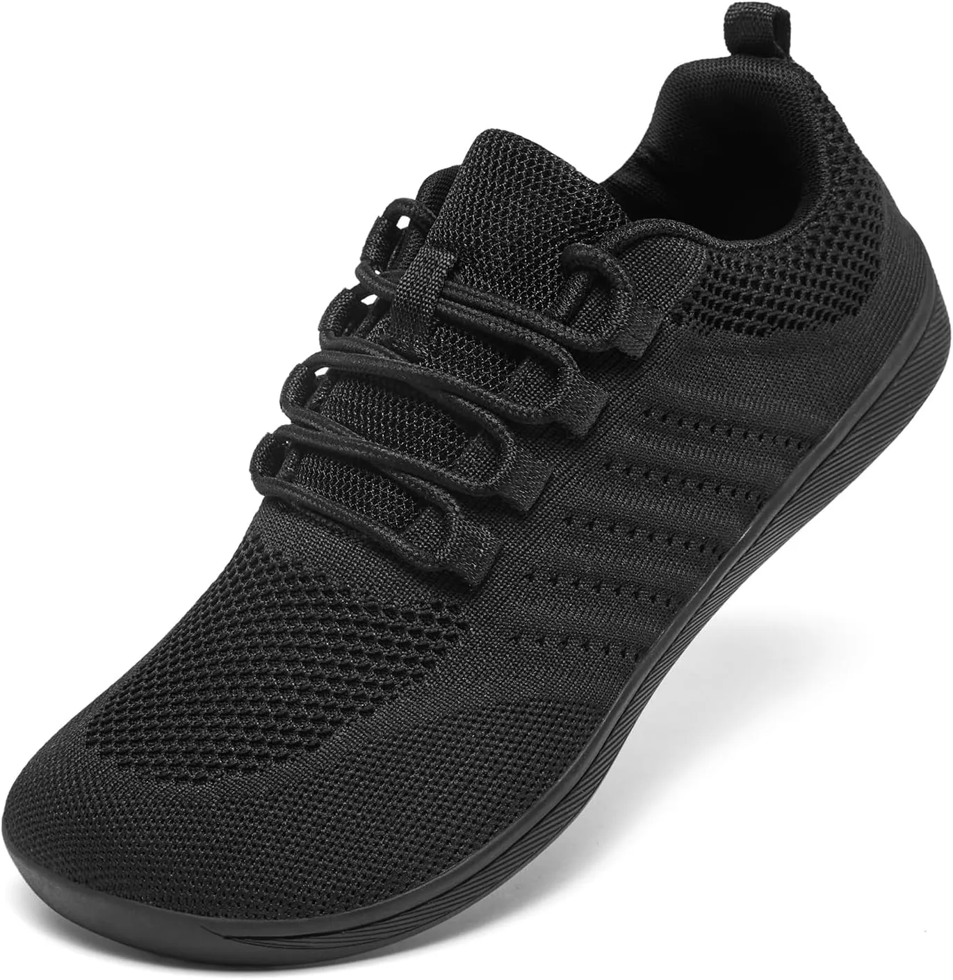 Limberun Barefoot Shoes: Women's Wide Toe Box Minimalist Zero Drop Walking Flats - Black