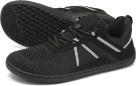 Men's Wide Toe Barefoot Shoes Minimalist Zero Drop Walking Shoes Non Slip Comfortable Outdoor Tennis Trail Shoes Width Cross Training Sneakers