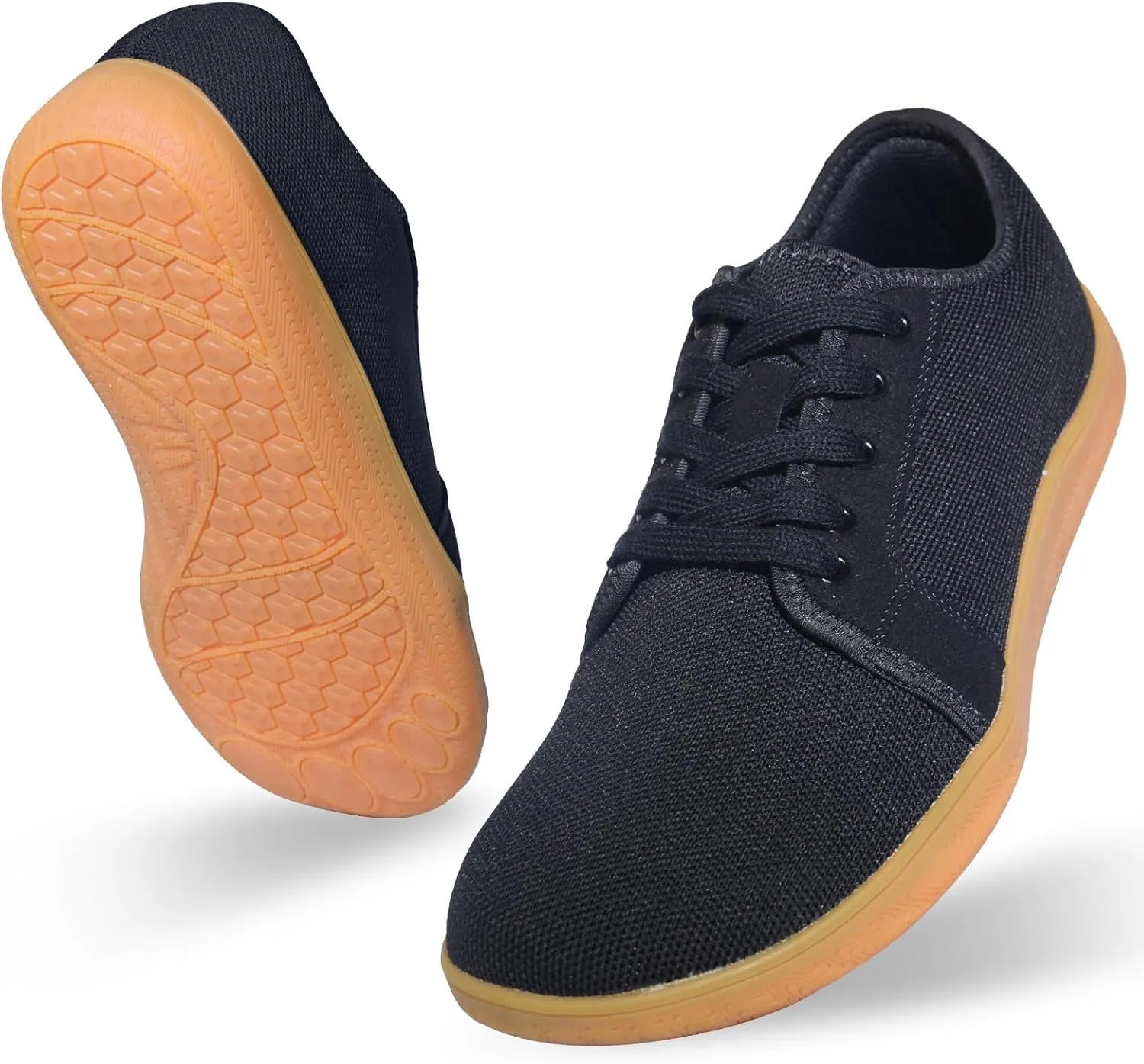 Men's Wide Toe Box Casual Shoes Barefoot Sneakers Wide Width | Zero Drop Sole | Resistant Slip and Breathable Walking Shoes for Men