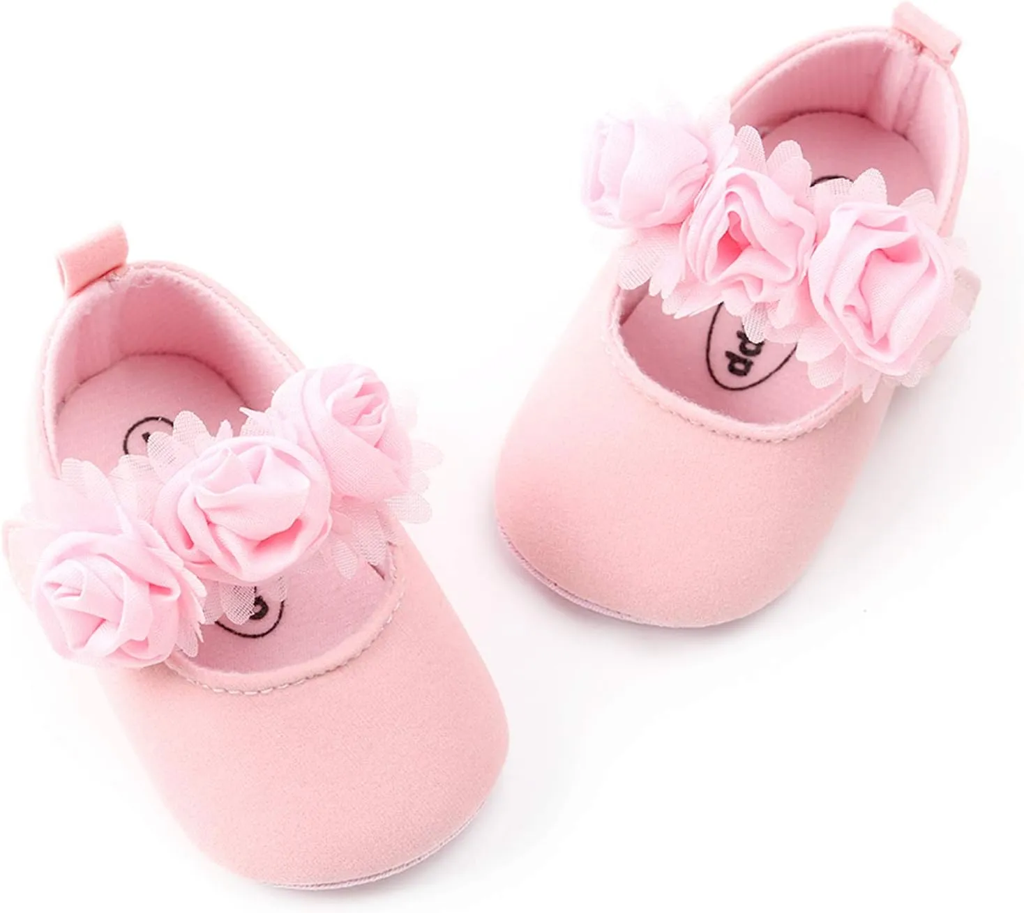 myppgg Baby Girls Mary Jane Flats Sparkly Bowknot Princess Dress Crib Shoes Non-Slip for Toddler First Walkers