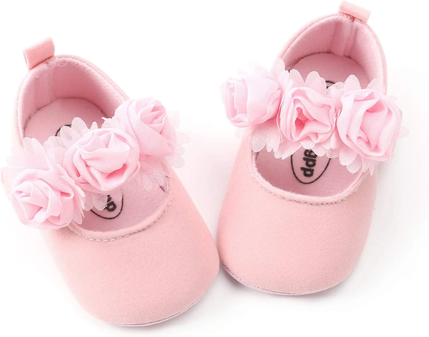 myppgg Baby Girls Mary Jane Flats Sparkly Bowknot Princess Dress Crib Shoes Non-Slip for Toddler First Walkers