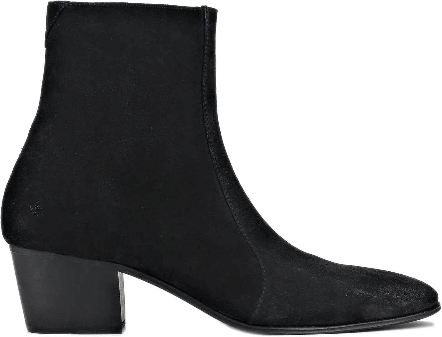 OSSTONE Men Chelsea Ankle Boots Leather Chukka Boots Casual Heel Retro Dress Boots JY040-US