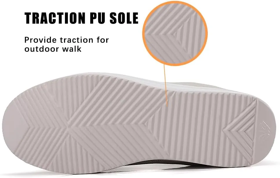 Oude Womens Walking Sneakers Comfy | Platform Shoes for Women Fashion | Stylish Standing All Day Rocker Bottom