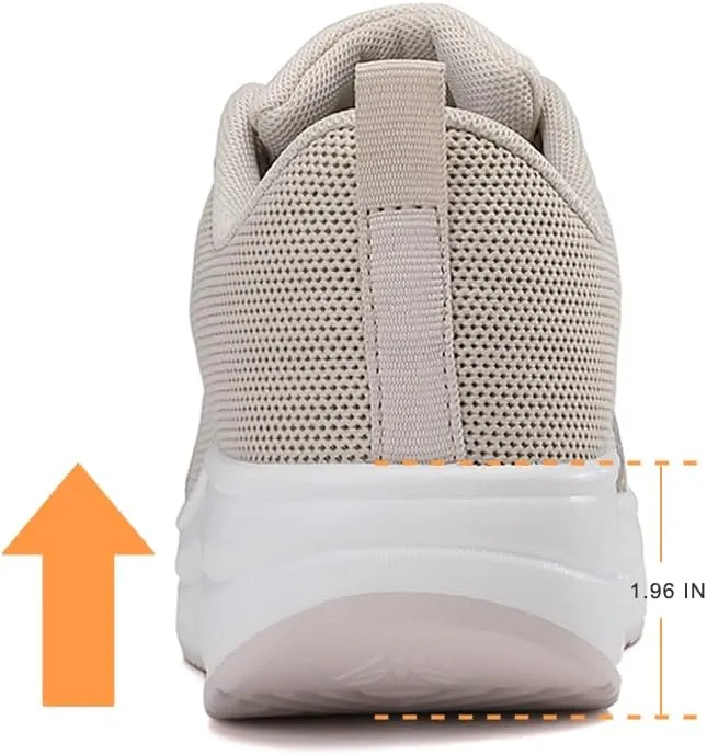 Oude Womens Walking Sneakers Comfy | Platform Shoes for Women Fashion | Stylish Standing All Day Rocker Bottom