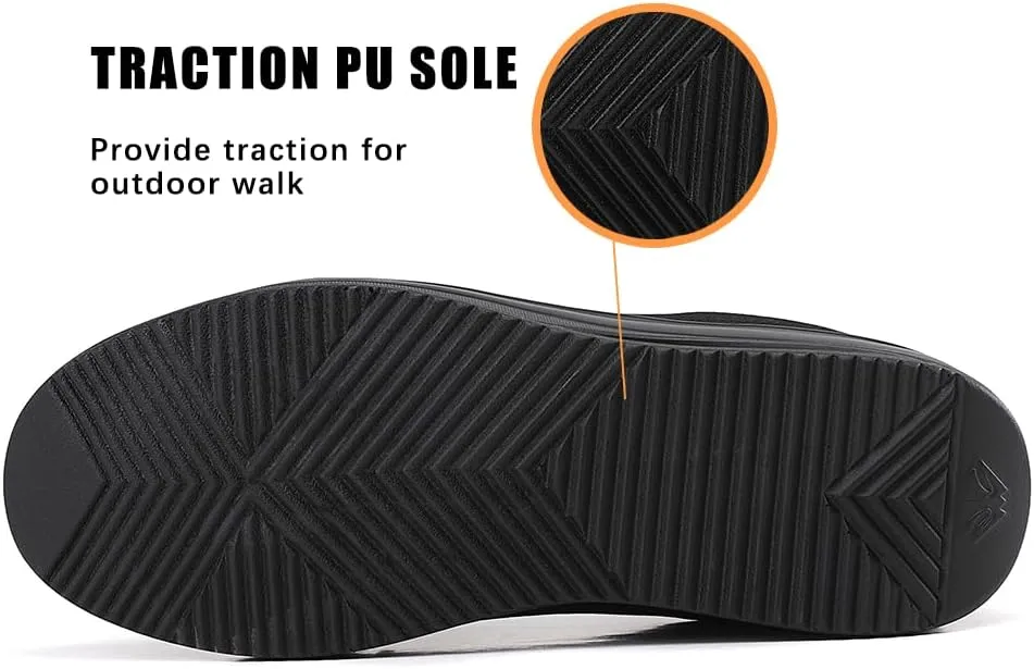 Oude Womens Walking Sneakers Comfy | Platform Shoes for Women Fashion | Stylish Standing All Day Rocker Bottom