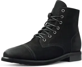 PARTY Mens Dress Boots - Casual Lace-up Chukka Leather Boots for Men