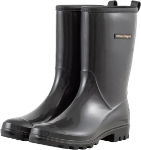 planone Mid Calf Waterproof Rain Boots For Women Anti-Slipping Garden Shoes Comfortable Insoles Stylish Light Rain Shoes Outdoor Work Shoes