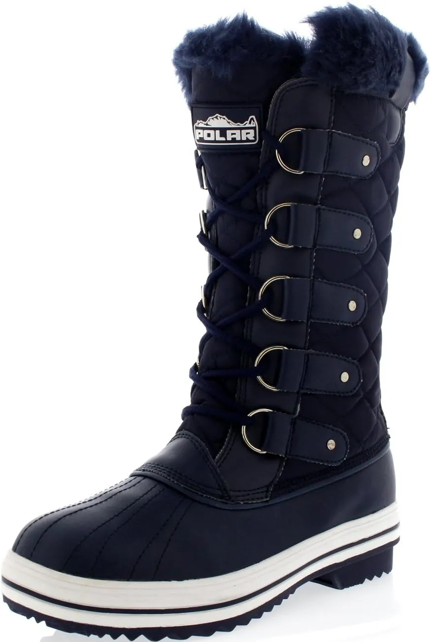 Polar Women's Nylon Tall Winter Snow Boot