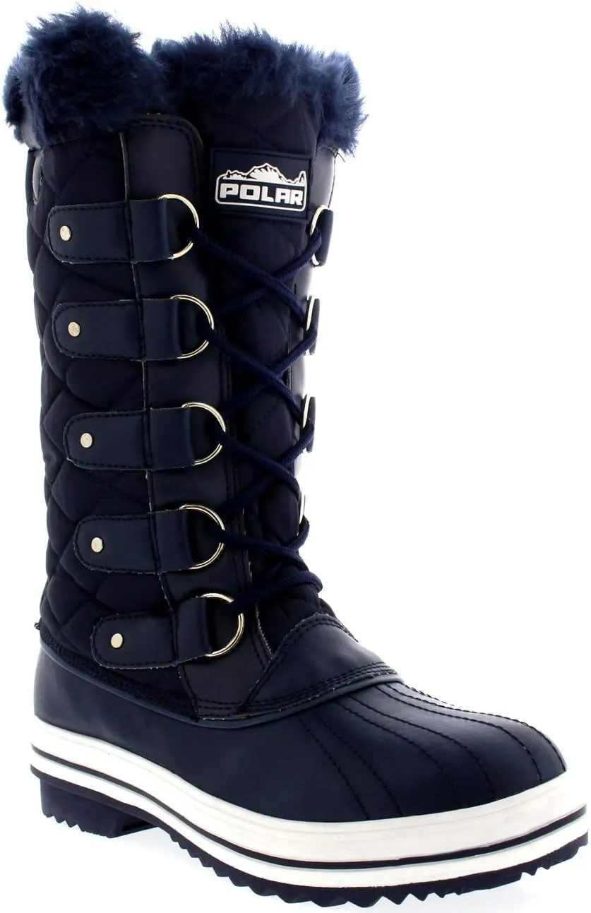 Polar Women's Nylon Tall Winter Snow Boot