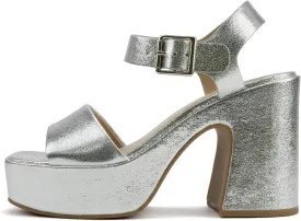 Soda Launch ~ Women Open Toe Ankle Strap Platform Chunky High Heeled Sandal