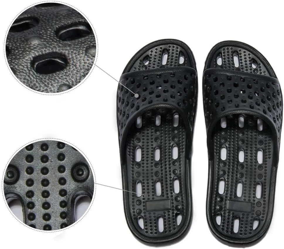 WOTTE Shower Sandals Women Quick Drying Bath Slippers Non Slip Dorm Shoes
