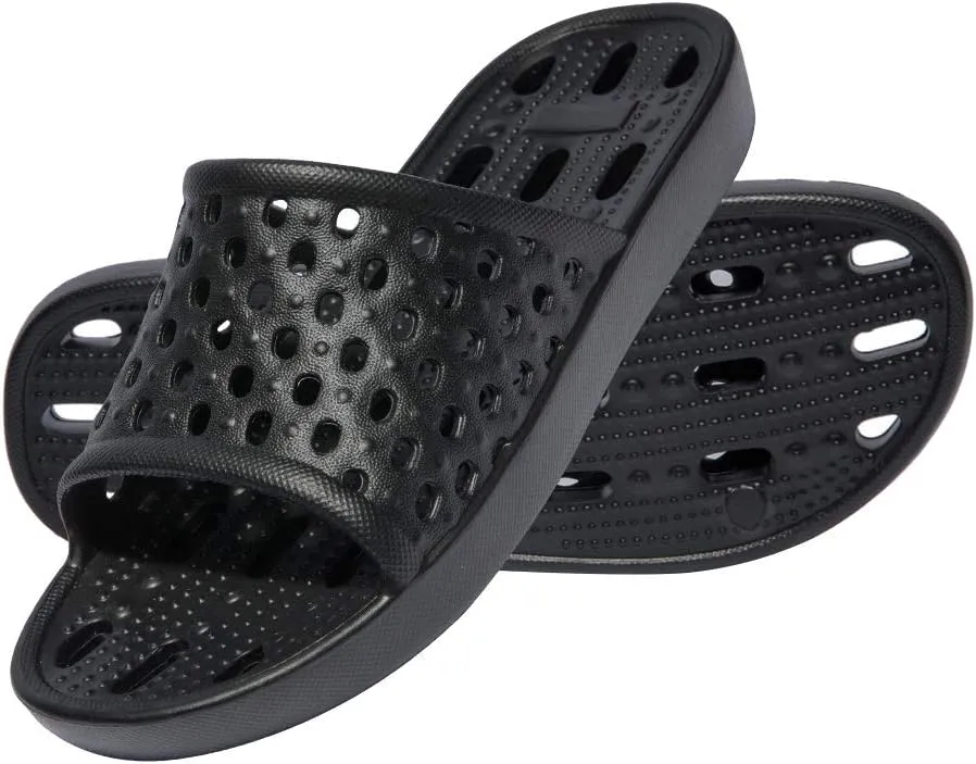 WOTTE Shower Sandals Women Quick Drying Bath Slippers Non Slip Dorm Shoes