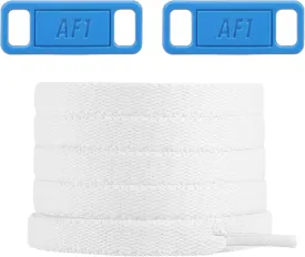 YLOKO Air Force 1 Original Laces with AF1 metal tags, 47-54 Flat Replacement Shoelaces for Air Force Ones Men Women Sneakers