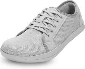 ZVC Barefoot Shoes Men Wide Toe Box Shoes Knitted Zero Drop Sole Sneakers for Mens Minimalist Footwear