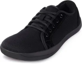 ZVC Barefoot Shoes Men Wide Toe Box Shoes Knitted Zero Drop Sole Sneakers for Mens Minimalist Footwear